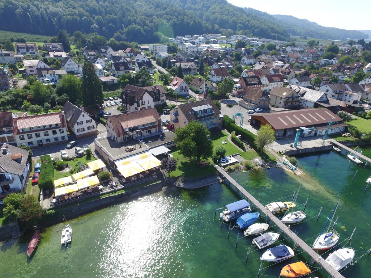 Hotel Pension Cafe Hasler Bodman-Ludwigshafen Eksteriør bilde