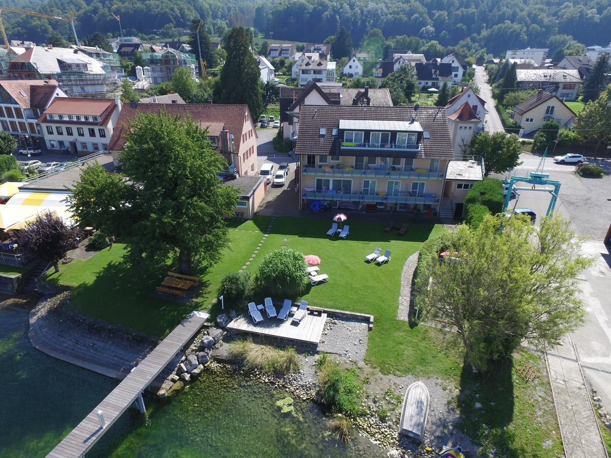 Hotel Pension Cafe Hasler Bodman-Ludwigshafen Eksteriør bilde